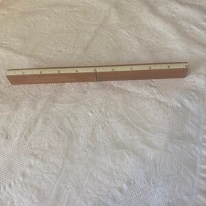 fishing knife with ruler in wood case
